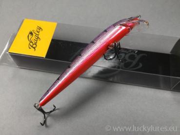 Preview: MINNOW B Wobbler, 10 cm, schwimmend, Farbe: GT (Grape Tiger), mit Rasselkammern von Bagley Bait